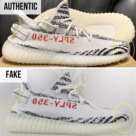 how to spot false yeezys.